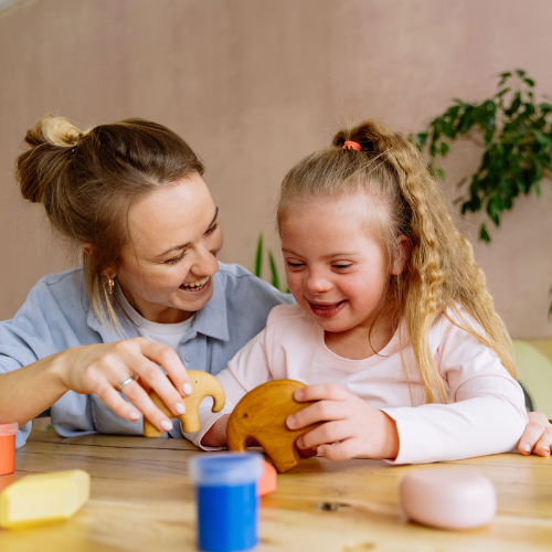 Children receiving healthy meals